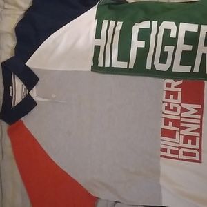 Mens short sleeve Tommy Hifiger polo shirt size xxl